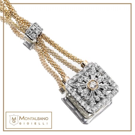 Collana Raggio di sole quadrato| Gioielli De Nobili
